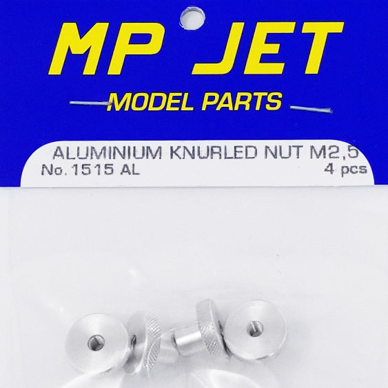 Aluminum Knurled Nut 2.5mm
