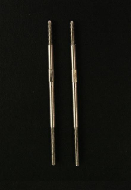 2mm Control Rods. 303 Grade Stainless Steel 55mm