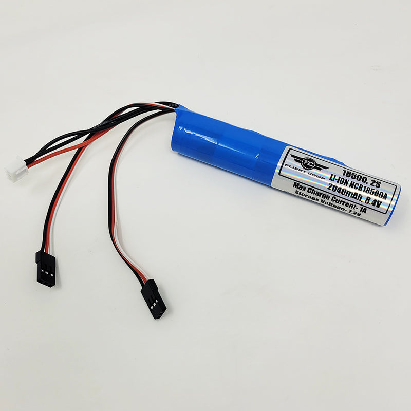 NCR18500 2040mah 2s Li-ion Rx Pack