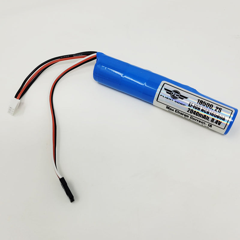 NCR18500 2040mah 2s Li-ion Rx Pack