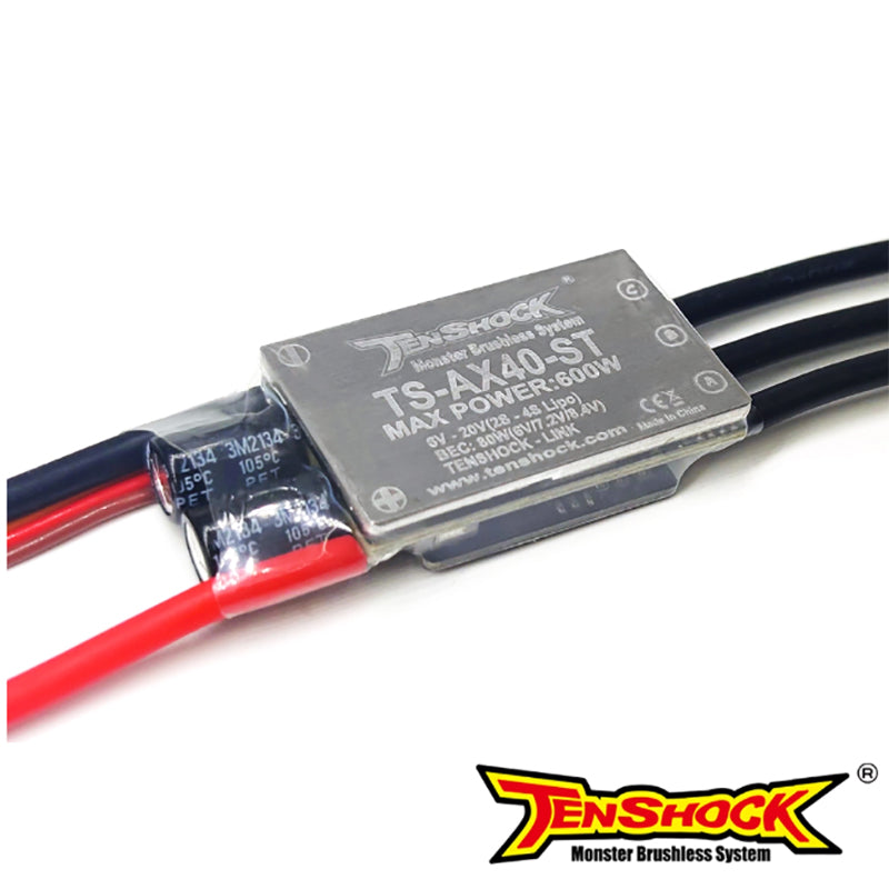 Tenshock AX40-ST BRUSHLESS ELECTRONIC CONTROLLER