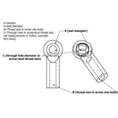 Ball link V2, A-M5, B-M2, C-M2 short, White