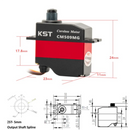 KST CM509MG Micro Coreless Metal Gear Servo