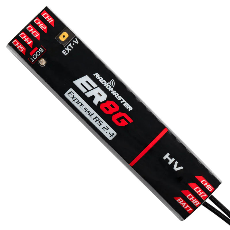 ER8G & ER8GV 2.4GHz ELRS PWM Receiver