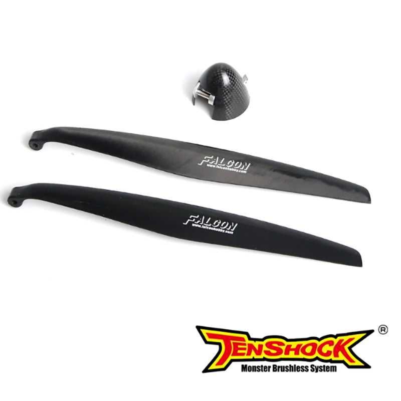 Falcon F5J Spinner/Prop Combo for Tenshock GDM1510B