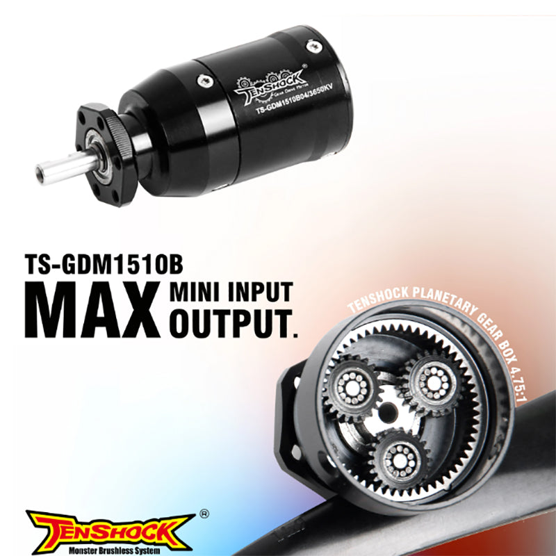 Tenshock GDM1510B PLANETARY GEAR DRIVE MOTOR(4.75:1)