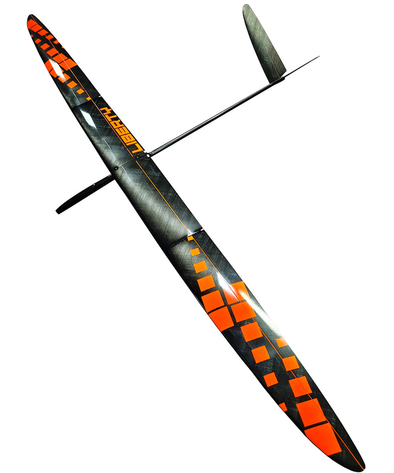 Liberty F5J Light V-Tail, Neon Orange/Carbon – Flightcomp