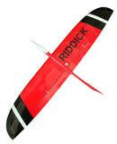 Riddick 1.2M Flying Wing, Red/White, Hard