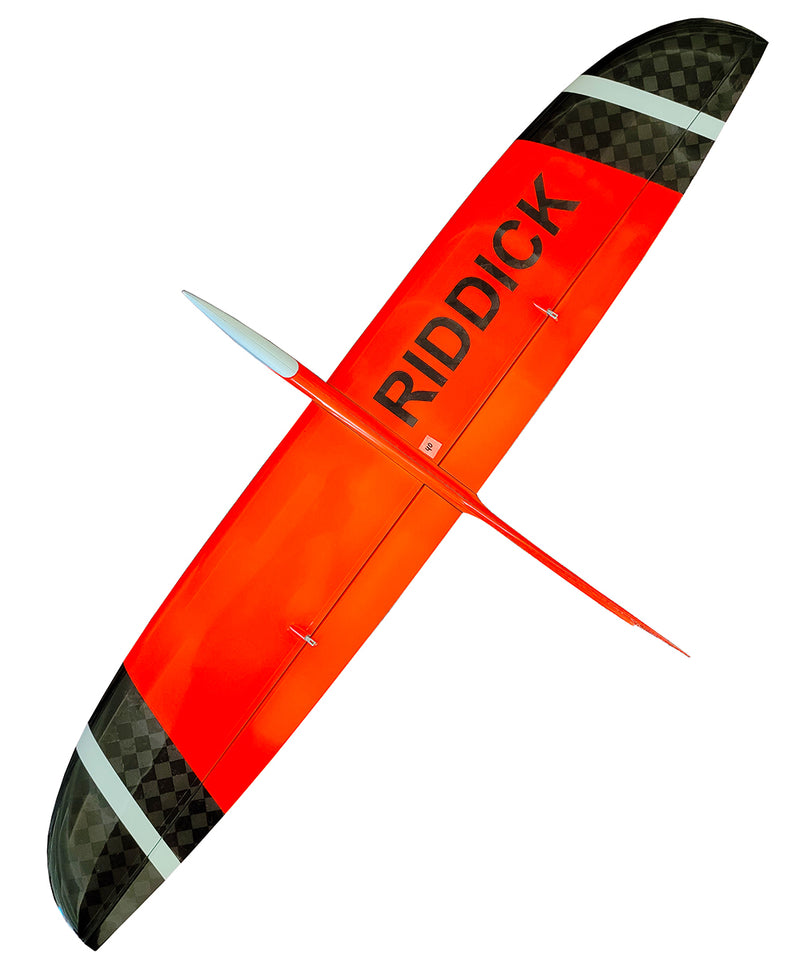 Riddick 1.2M Flying Wing, Neon Orange/Carbon, Hard