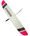 Riddick 1.2M Flying Wing, Neon Pink/White, Electric