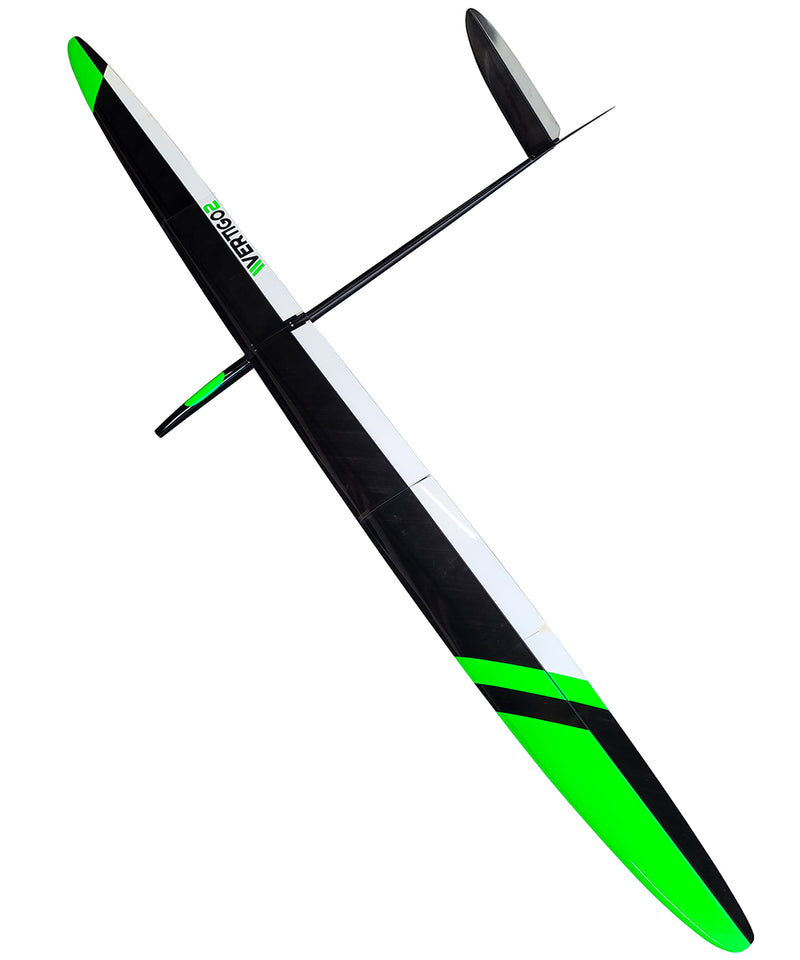 Vertigo 2 F5J Light, Neon Green/Carbon, V-Tail