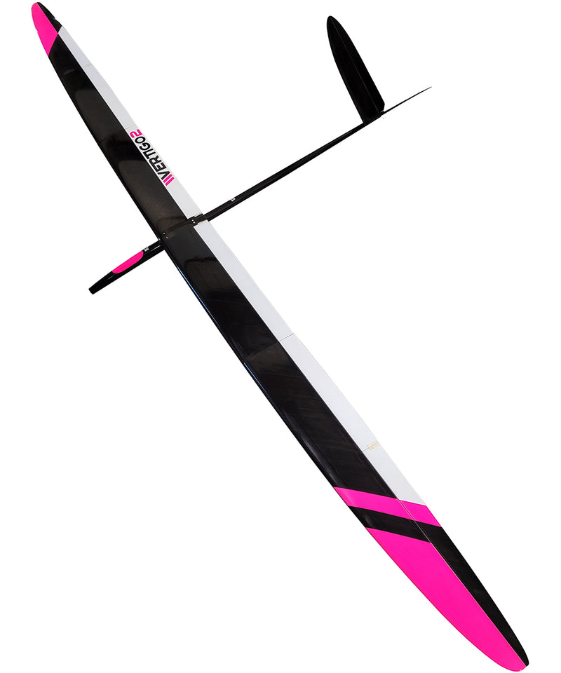 Vertigo 2 F5J Light, Neon Pink/Carbon, V-Tail