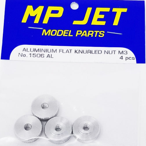 Aluminum Flat Knurled Nut 3.0mm