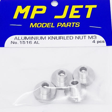 Aluminum Knurled Nut 3.0mm