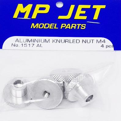 Aluminum Knurled Nut 4.0mm