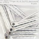 Pin type hinge Al, 4,5x70, demountable
