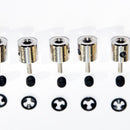 Screw-lock pushrod connector Brass Snap Ø 1,5 mm