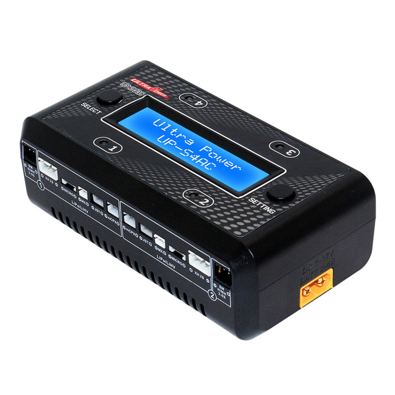 Ultrapower UP-S4AC AC DC Charger for 1 and 2 Cell Micro Drone / Plane Batteries
